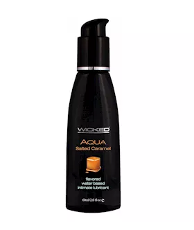 Wicked Aqua Salted Caramel Waterbased Lubricant 60 Ml