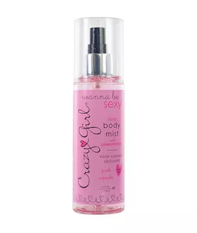 Crazy Girl Wanna Be Sexy Flirty Body Mist Pink Cupcake