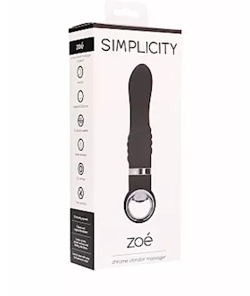 Zoe Chrome Vibrator Massager 10 Speeds