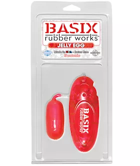 Basix Jelly Egg Red