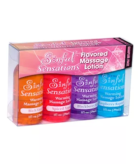 Sinful Sentastions Sampler Pack 4 1oz Bottles
