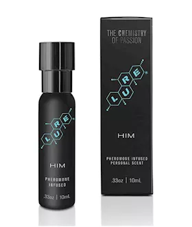 Lure Black Label For Him Pheromone Personal Scent Bottle