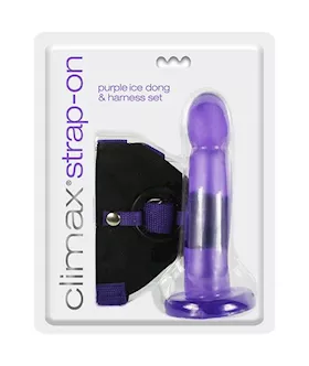 Climax Strap-on  Ice Dong & Harness Set