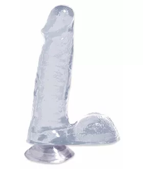Basix 6 Inch Dong W Suction Cup Clea