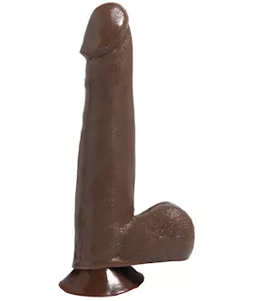 Basix 7.5 Inch Dong W Suction Brown