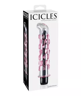 Icicles Hand Blown Glass Massager No 19