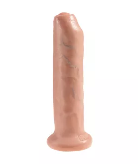 King Cock 7 Inch Uncut Suction Cup Dildo