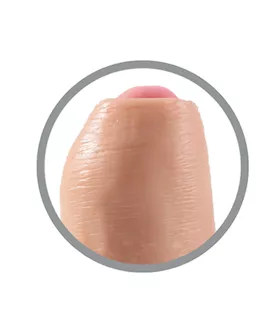 King Cock 7 Inch Uncut Suction Cup Dildo