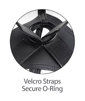 King Cock Strap-on Harness W 7 Inch Two Cocks One Hole