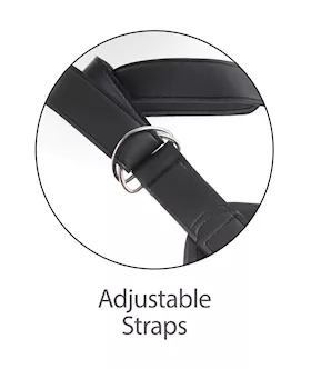 King Cock Strap-on Harness With 7 Inch Uncut Cock
