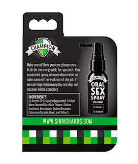 Spearmint Sir Richard's Champion Oral Sex Spray