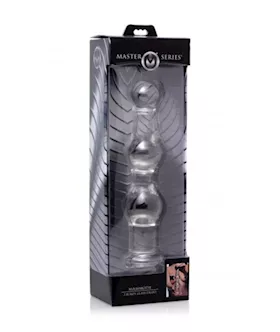 Mammoth 3 Bumps Glass Dildo