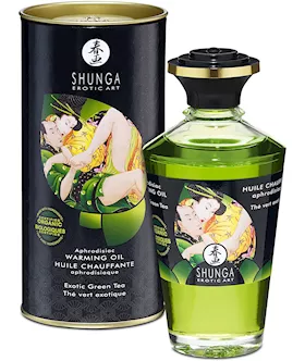 Warming Aphrodisiac Oil Organica - Exotic Green Tea