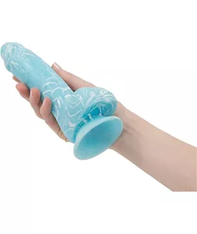 Luke Glow In The Dark 7.5 Inch Dildo With Balls