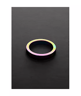 Rainbow Flat Cock Ring - (8x50mm)