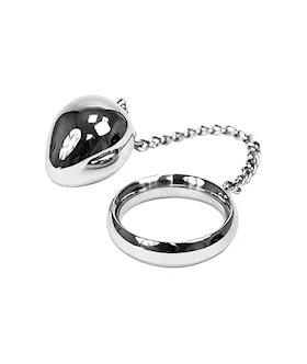 Donut C-ring And Chain Anal Egg  - (45mm/45mm)