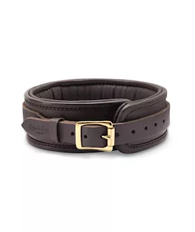 Coco De Mer Leather Collar