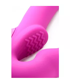 Evoke Rechargeable Vibrating Silicone Strapless Strap-on