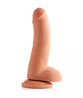 Usa Cocks 8 Inch Ameriskin Dildo - Medium Skin Tone