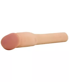 Cyberskin 4 Inch Xtra Thick Vibrating Transformer Penis Extension Light Clamshell