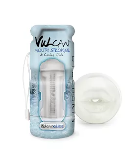 Cyberskin Vulcan Mouth Stroker W/cooling Glide Frost
