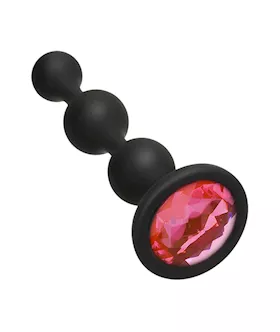 Booty Bling Jeweled Anal Bead Plug