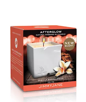 Jimmyjane Afterglow Massage Oil Candle - Vanilla Sandalwood
