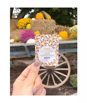 Warming Gourmet Massage Oil  Sachet - Pina Colada