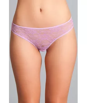 Lace And Strap Floral Panty - Xl