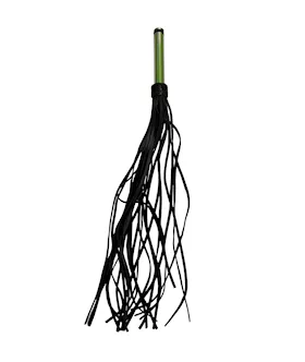 Glass Embellished Soft Leather Flogger