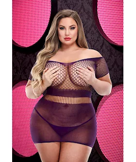 Deep V Mini Dress 