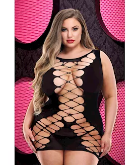 Criss-cross Mini Dress 