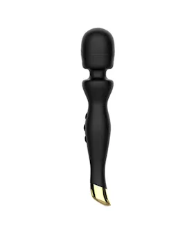 Gold Trimmed Elegant Wand Massager