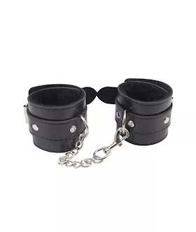 Obey Me Leather Handcuffs