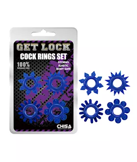 Cock Ring Set - 4 Pack