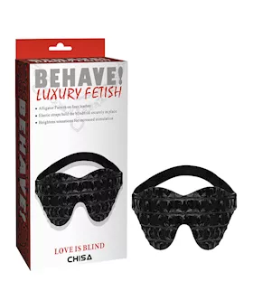 Love Is Blind Alligator Blindfold