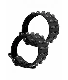 Ouch! Skulls And Bones - Ankle Cuffs With Skulls 