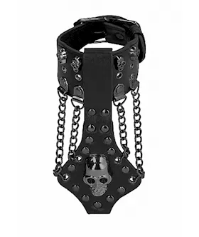 Ouch! Skulls And Bones - Bracelet With Skulls & Chains 