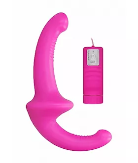 Vibrating Silicone Strapless Strapon 
