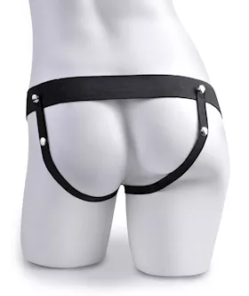 Fetish Fantasy 7.5 Inch Hollow Squirting Strap-on With Balls 