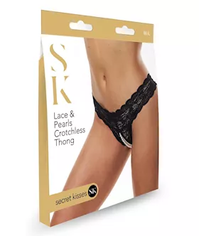 Secret Kisses Ace And Pearls Thong 
