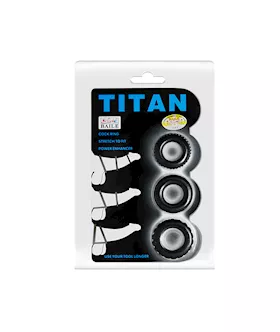 Silicone Cock Rings - 3 Pack
