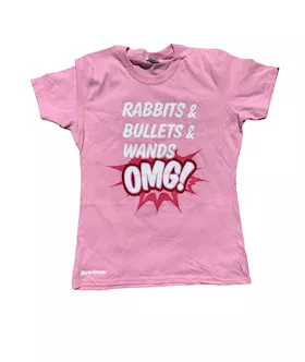 Omg! Rabbit, Bullet And Wand T-shirt