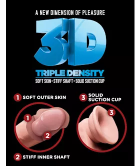 King Cock Plus Triple Density Fat Cock With Balls
