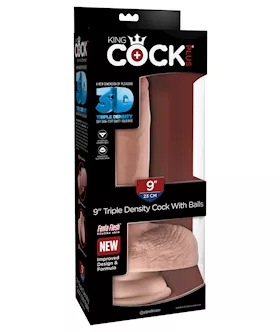 King Cock Plus Triple Density Fat Cock With Balls