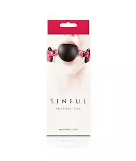 Sinful Soft Silicone Gag Pink