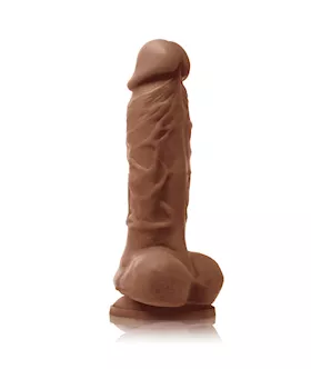 Colours Pleasure Suction Cup Dildo With Balls