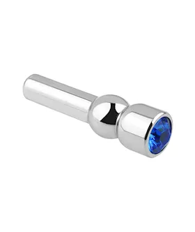 Kink Range Jewell Tipped Penis Plug  19 Inch