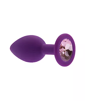 Kink Range Silicone Gemmed Butt Plug - 2.8 Inch