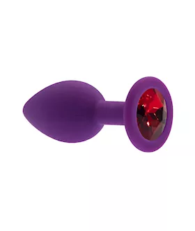 Kink Range Silicone Gemmed Butt Plug - 2.8 Inch